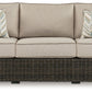 Coastline Bay - Brown - Sofa With Cushion