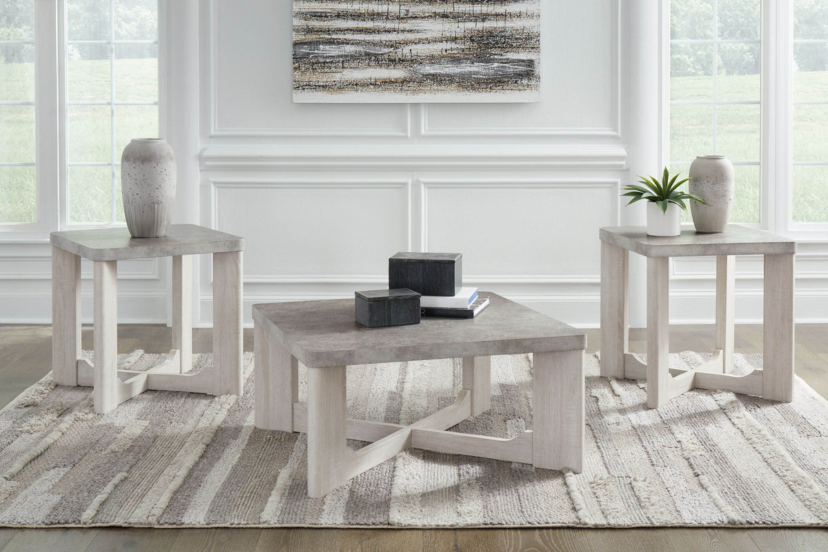 Garnilly - Whitewash - Occasional Table Set (Set of 3) - Forward Furniture