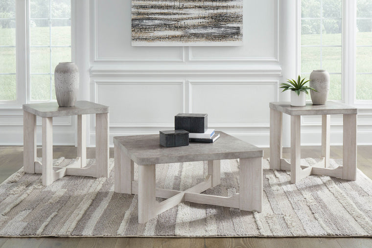 Garnilly - Whitewash - Occasional Table Set (Set of 3) - Forward Furniture