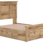 Makidern - Panel Storage Bed