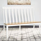 Ashbryn - White / Natural - Double Dining Chair