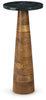 Quinndon - Accent Table - Brown / Black
