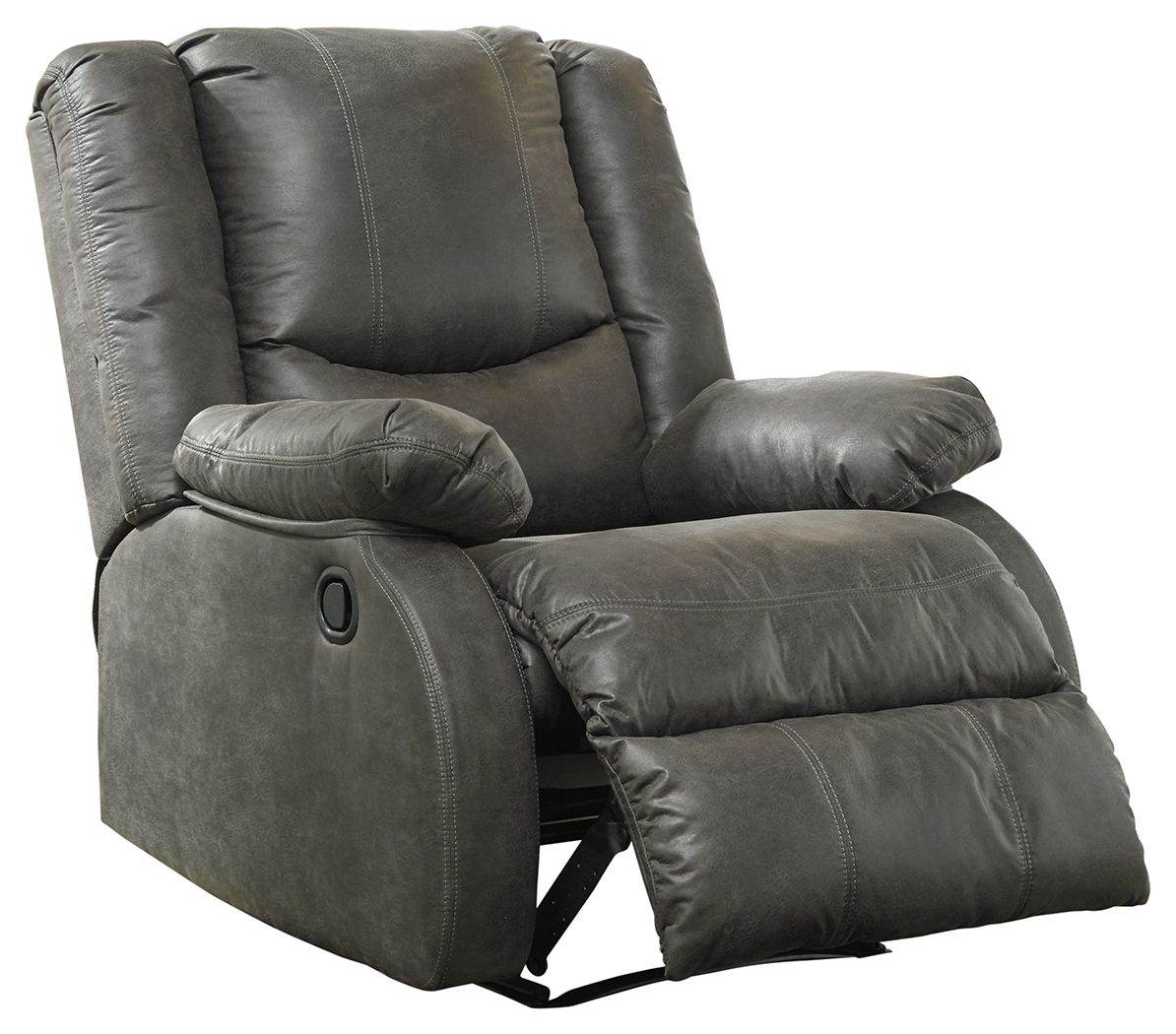 Bladewood - Slate - Zero Wall Recliner - Faux Leather - Forward Furniture
