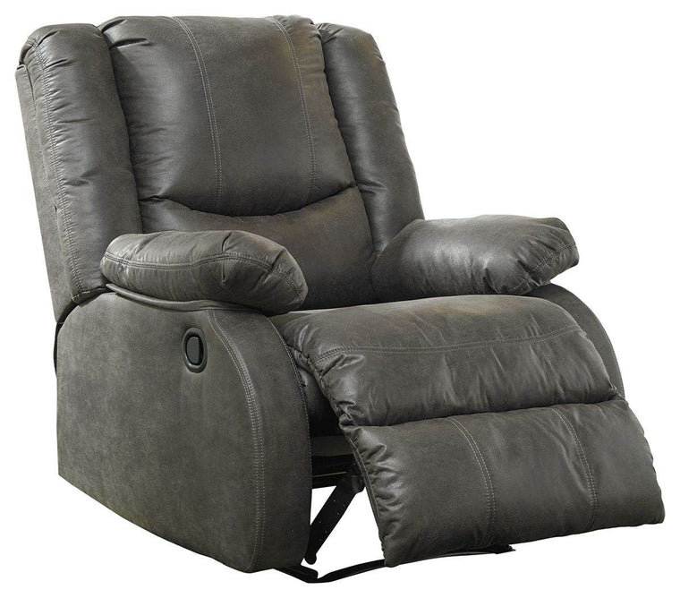 Bladewood - Slate - Zero Wall Recliner - Faux Leather - Forward Furniture