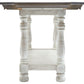 Havalance - Gray / White - Flip Top Sofa Table