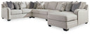 4 Pc. Right Arm Facing Chaise Sectional