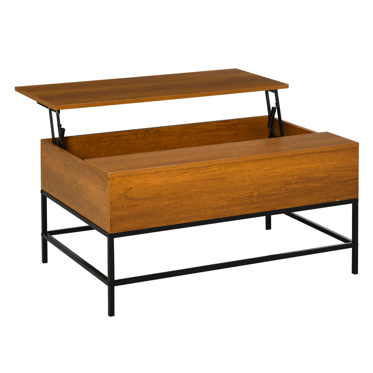 Lift Top Coffee Table-Teak