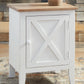 Gylesburg - White / Brown - Accent Cabinet