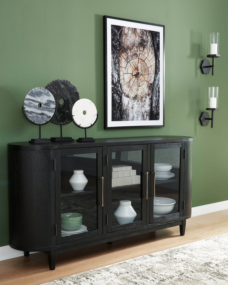Rowanbeck - Black - Dining Room Server - Forward Furniture