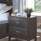 Caitbrook - Gray - Two Drawer Night Stand