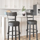 Valebeck - Tall Upholstered Swivel Barstool