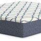 14 Inch Chime Elite 2.0 - California King Mattress - White / Blue