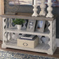 Havalance - Gray / White - Console Sofa Table