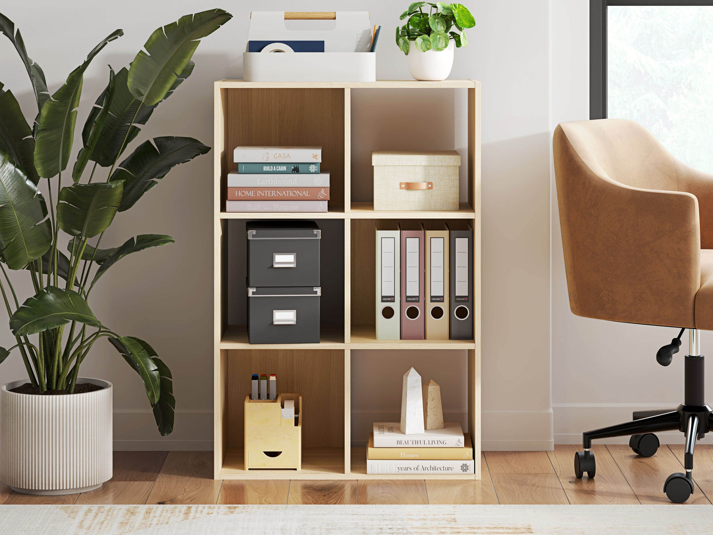 Piperton - Cube Organizer - Wood - Forward Furniture