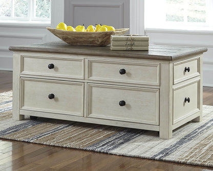 Bolanburg - White / Brown / Beige - Lift Top Cocktail Table - Forward Furniture