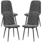 Upholstered Dining Chairs Set of 4 - Grey