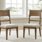 Cabalynn - Dining Uph Side Chair (Set of 2) - Oatmeal / Light Brown