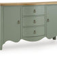 Actonville - Accent Cabinet - Antique Green
