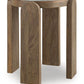 Gavrilley - Gray / White / Brown - Accent Table