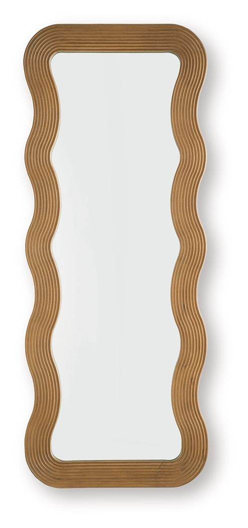 Ellisonville - Brown - Floor Mirror - Forward Furniture