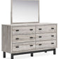 Vessalli - Gray - Dresser And Mirror