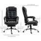 Executive Office Chair with Footrest - Black
