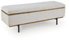 Dettaford Next-Gen Nuvella - Storage Bench - Stone