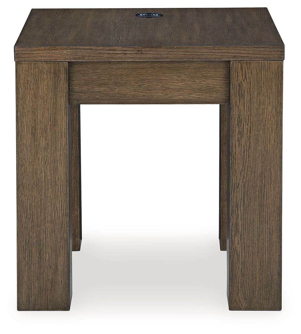 Rosswain - Warm Brown - Square End Table - Forward Furniture
