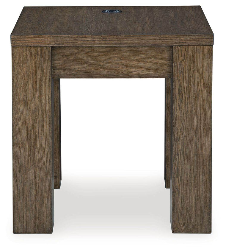 Rosswain - Warm Brown - Square End Table - Forward Furniture