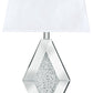 Prunella - Silver Finish - Mirror Table Lamp