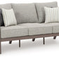 Hillside Barn - Gray / Brown - Sofa With Cushion