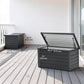 Large Deck Box, Outdoor Storage Container with Lock for Pool Toys, Garden Tools, Furniture and Sports Equipment, Grey