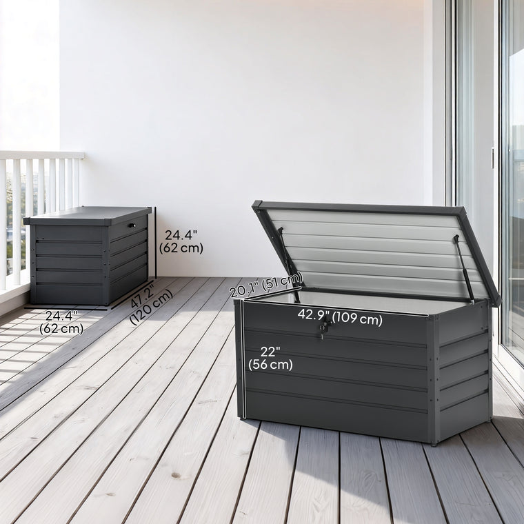 Large Deck Box with Lock