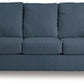 Rannis - Navy - Full Sofa Sleeper - Fabric