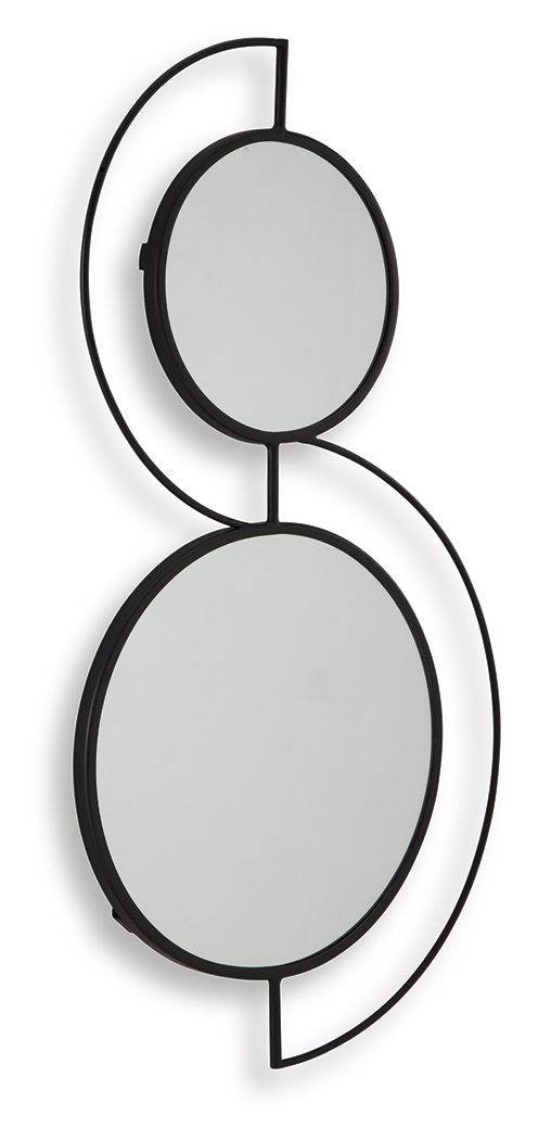 Shayham - Black - Accent Mirror - Forward Furniture
