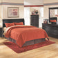 Huey - Black - Queen Sleigh Headboard