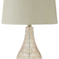 Latoya - Beige - Glass Table Lamp