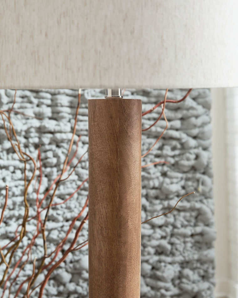Ailsa - Natural Brown - Wood Floor Lamp - Forward Furniture