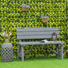 Wooden Garden Bench for Outdoor, 2-person Patio Bench, Loveseat Furniture for Lawn, Deck, Yard, Porch and Entryway, Grey