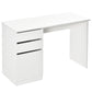 Computer Desk with Storage Drawer and Cabinet - White