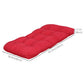 Set of 2 Patio Bench Replacement Cushions, 2 Seater Outdoor Loveseat Cushion Seat Pad, 43" x 19" x 3", Wine Red