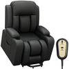 Power Lift Recliner with Footrest and Remote - Grey