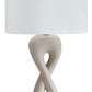 Judrich - White / Gold Finish - Poly Table Lamp - Forward Furniture