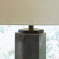 Dirkton - Antique Pewter Finish - Metal Table Lamp