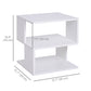 Slim Nightstand for Small Spaces - White