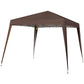 8' x 8' Pop Up Canopy, Outdoor Folding Tent, Portable Party Tent with Carrying Bag for Camping, Party, Picnic, Coffee