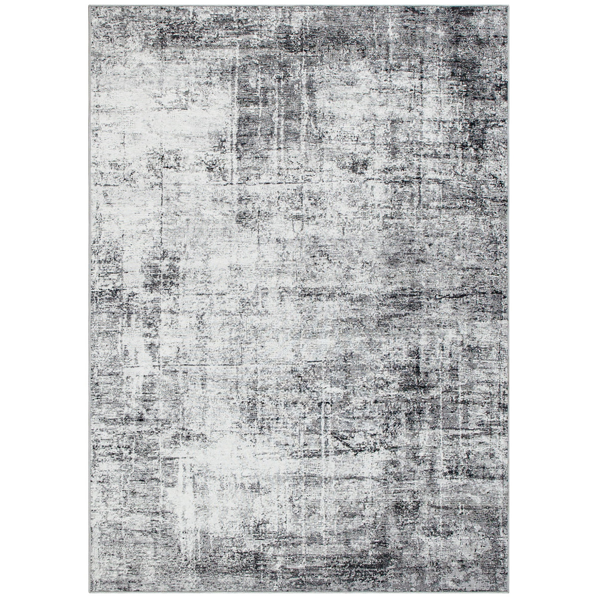 Area Rug for Living Room 8x10, Modern Abstract Machine Washable Rug, Non-Slip Carpet for Bedroom, Dining Room, Grey