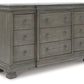 Lexorne - Gray - Dresser