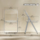 4 Pack Acrylic Foldable Chairs, Transparent Folding Chairs for Living Room, Home Office, Party, Clear