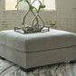 Keener - Ash - Oversized Accent Ottoman